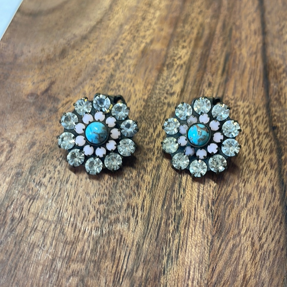 Sorrelli Floral Clip Earrings
